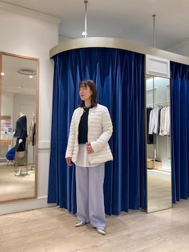 「TATRAS（タトラス）のアイテム（ジャケット/アウター）」を使った、Saya.naさん（レディース・162cm）の秋コーディネート