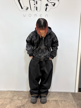 「レディースファッション」｜「アイテム（ジャケット/アウター）」を使った、アンリさん（レディース・153cm）の冬コーディネート