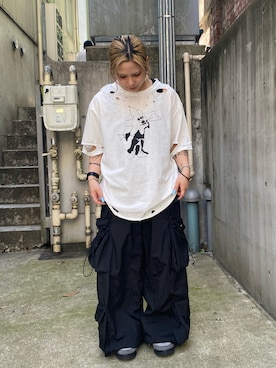 「Kijun（キジュン）のアイテム」を使った、アンリさん（レディース・153cm）の春コーディネート