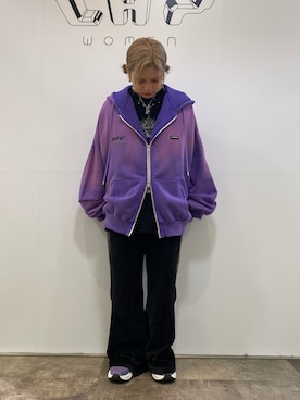 「Little sunny bite（リトルサニーバイト）のアイテム」を使った、アンリさん（レディース・153cm）の春コーディネート