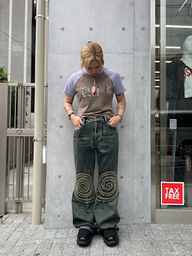 「MIKIO SAKABE（ミキオ サカベ）のアイテム」を使った、アンリさん（レディース・153cm）の春コーディネート