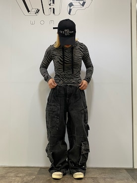 「BEEDEN」｜アンリさん（レディース・153cm）の冬コーディネート
