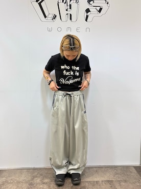 「VAQUERA（バケラ）のアイテム」を使った、アンリさん（レディース・153cm）の夏コーディネート