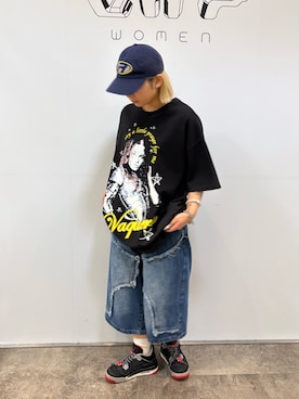 「L.H.P（エルエイチピー）のアイテム」を使った、アンリさん（レディース・153cm）の夏コーディネート