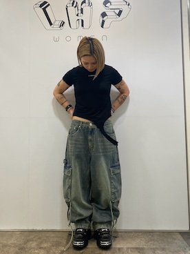 「NewRock」｜アンリさん（レディース・153cm）の夏コーディネート