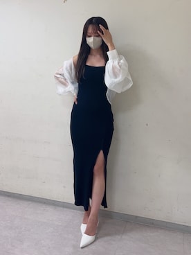 「GYDA（ジェイダ）のアイテム（ワンピース/ドレス）」を使った、rikoさん（レディース・163cm）の秋コーディネート