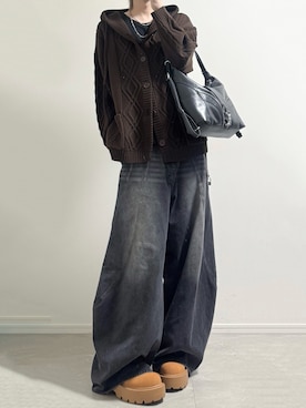 「Alfred Alex（アルフレッドアレックス）のアイテム」を使った、ユウさん（メンズ・182cm）の秋コーディネート