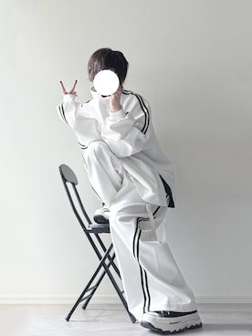 「アイテム（ブルゾン）」を使った、ユウさん（メンズ・182cm）の秋コーディネート