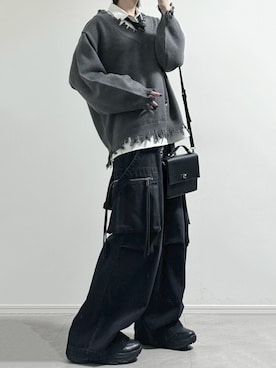 「アイテム（フォーマルスーツ/小物）」を使った、ユウさん（メンズ・182cm）の秋コーディネート