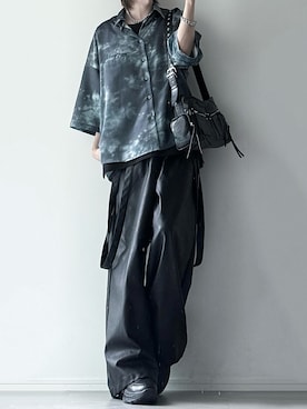 「アイテム（バッグ）」を使った、ユウさん（メンズ・182cm）の夏コーディネート