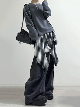 「DEVICE（デバイス）のアイテム（バッグ）」を使った、ユウさん（メンズ・182cm）の夏コーディネート