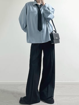 「メンズファッション」｜ユウさん（メンズ・182cm）の秋コーディネート