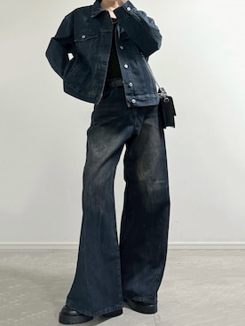 「DEVICE（デバイス）のアイテム（バッグ）」を使った、ユウさん（メンズ・182cm）の春コーディネート