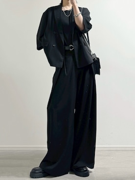 「LILL（リル）のアイテム」を使った、ユウさん（メンズ・182cm）の春コーディネート