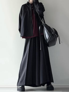 「アイテム（ネックレス）」を使った、ユウさん（メンズ・182cm）の秋コーディネート