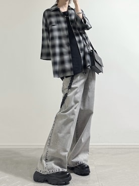 「DEVICE（デバイス）のアイテム（バッグ）」を使った、ユウさん（メンズ・182cm）の夏コーディネート