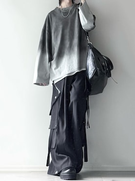 「アイテム（タンクトップ）」を使った、ユウさん（メンズ・182cm）の夏コーディネート