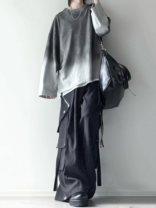 MADE IN JAPAN】T字バーチェーンシルバーネックレス（ネックレス