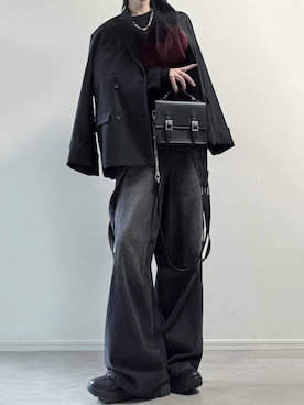 「アイテム（ジャケット/アウター）」を使った、ユウさん（メンズ・182cm）の秋コーディネート
