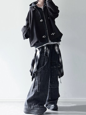 「アイテム（パーカー）」を使った、ユウさん（メンズ・182cm）の秋コーディネート