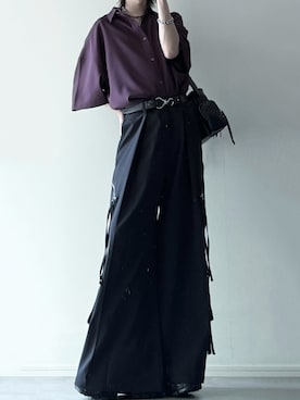 「アイテム（シャツ/ブラウス）」を使った、ユウさん（メンズ・182cm）の夏コーディネート