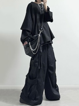 「アイテム（タンクトップ）」を使った、ユウさん（メンズ・182cm）の冬コーディネート