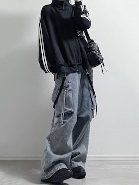 「アイテム（ブルゾン）」を使った、ユウさん（メンズ・182cm）の秋コーディネート