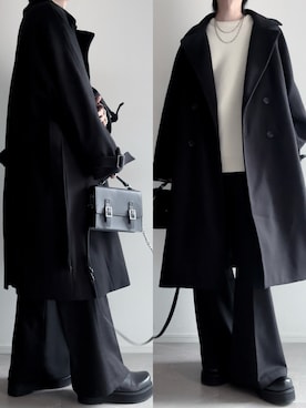 「アイテム（ドレスシューズ）」を使った、ユウさん（メンズ・182cm）の冬コーディネート