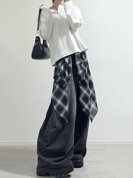 「cussil（クシル）のアイテム」を使った、ユウさん（メンズ・182cm）の夏コーディネート