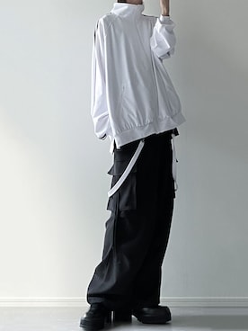 「LILL（リル）のアイテム（ブルゾン）」を使った、ユウさん（メンズ・182cm）の冬コーディネート