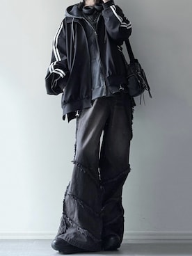 「アイテム（ブルゾン）」を使った、ユウさん（メンズ・182cm）の秋コーディネート