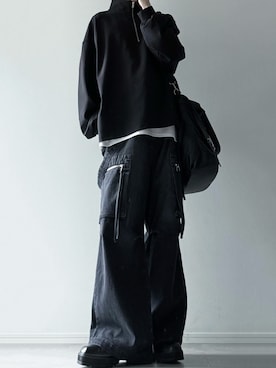 「LILL（リル）のアイテム（スウェット）」を使った、ユウさん（メンズ・182cm）の夏コーディネート