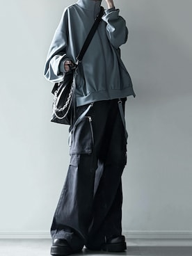 「LILL（リル）のアイテム（ジャケット/アウター）」を使った、ユウさん（メンズ・182cm）の夏コーディネート