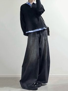「DEVICE（デバイス）のアイテム（バッグ）」を使った、ユウさん（メンズ・182cm）の秋コーディネート