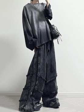 「アイテム（タンクトップ）」を使った、ユウさん（メンズ・182cm）の秋コーディネート