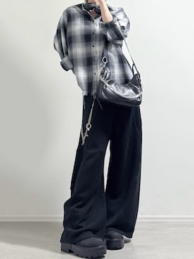 「DEVICE（デバイス）のアイテム」を使った、ユウさん（メンズ・182cm）の夏コーディネート
