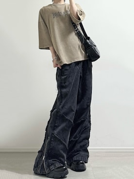 「DEVICE（デバイス）のアイテム（バッグ）」を使った、ユウさん（メンズ・182cm）の夏コーディネート