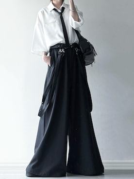 「LILL（リル）のアイテム」を使った、ユウさん（メンズ・182cm）の夏コーディネート