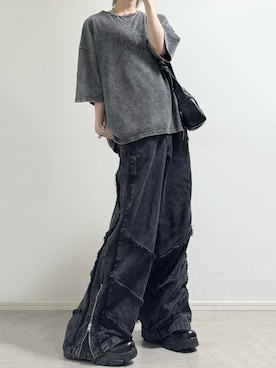 「DEVICE（デバイス）のアイテム（バッグ）」を使った、ユウさん（メンズ・182cm）の夏コーディネート