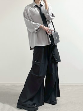 「アイテム（フォーマルスーツ/小物）」を使った、ユウさん（メンズ・182cm）の冬コーディネート