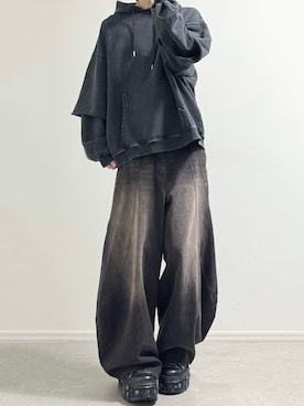 「LILL（リル）のアイテム」を使った、ユウさん（メンズ・182cm）の春コーディネート