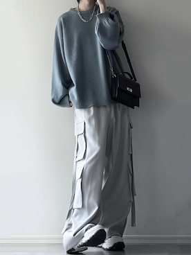 「アイテム（タンクトップ）」を使った、ユウさん（メンズ・182cm）の秋コーディネート