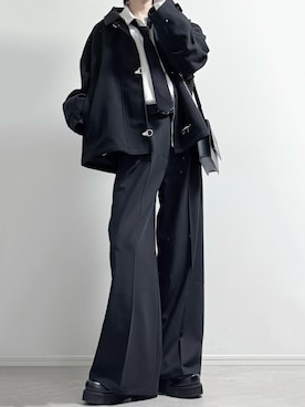 「アイテム（フォーマルスーツ/小物）」を使った、ユウさん（メンズ・182cm）の秋コーディネート