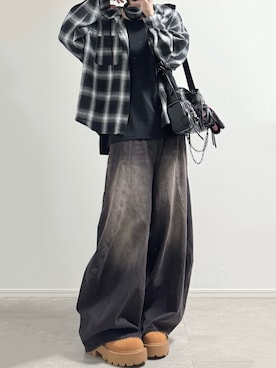 ユウさん(メンズ・182cm)の冬コーディネート