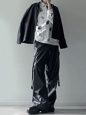 「NILWAY（ニルウェイ）のアイテム」を使った、ユウさん（メンズ・182cm）の秋コーディネート