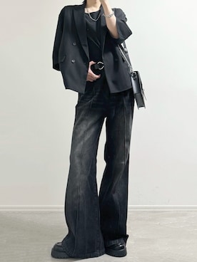 「LILL（リル）のアイテム」を使った、ユウさん（メンズ・182cm）の春コーディネート