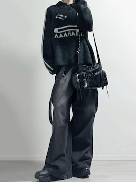 「アイテム（ポロシャツ）」を使った、ユウさん（メンズ・182cm）の秋コーディネート