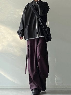 「LILL（リル）のアイテム（ジャケット/アウター）」を使った、ユウさん（メンズ・182cm）の秋コーディネート