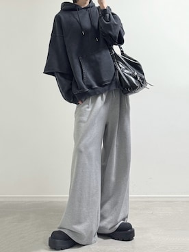 「DEVICE（デバイス）のアイテム」を使った、ユウさん（メンズ・182cm）の冬コーディネート