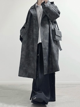 「LILL（リル）のアイテム」を使った、ユウさん（メンズ・182cm）の冬コーディネート